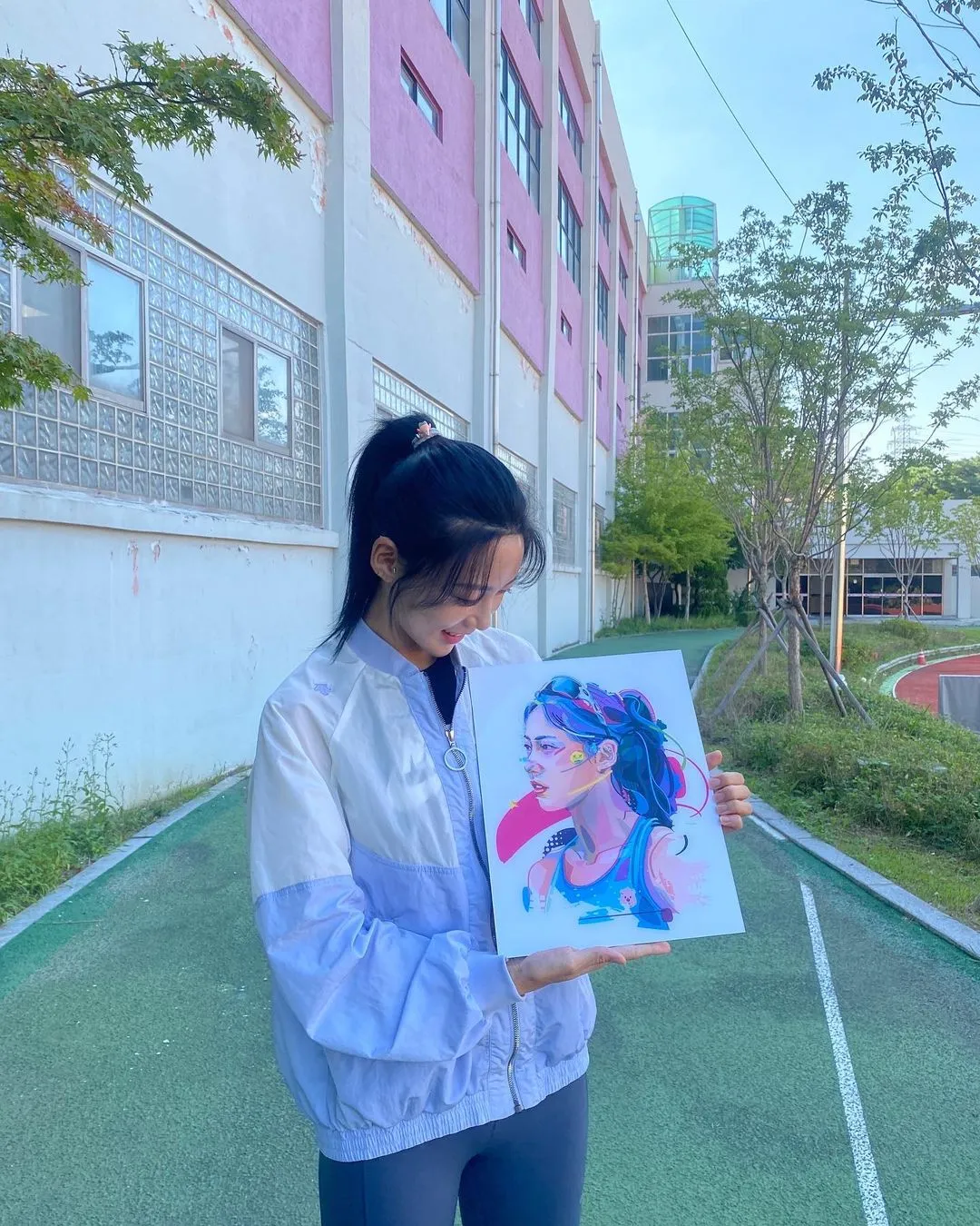 คิม มิน จี นางฟ้ากรีฑาแดนโสม วิ่งก็เก่ง สวยสะบัดจนต้องติดตาม 35
