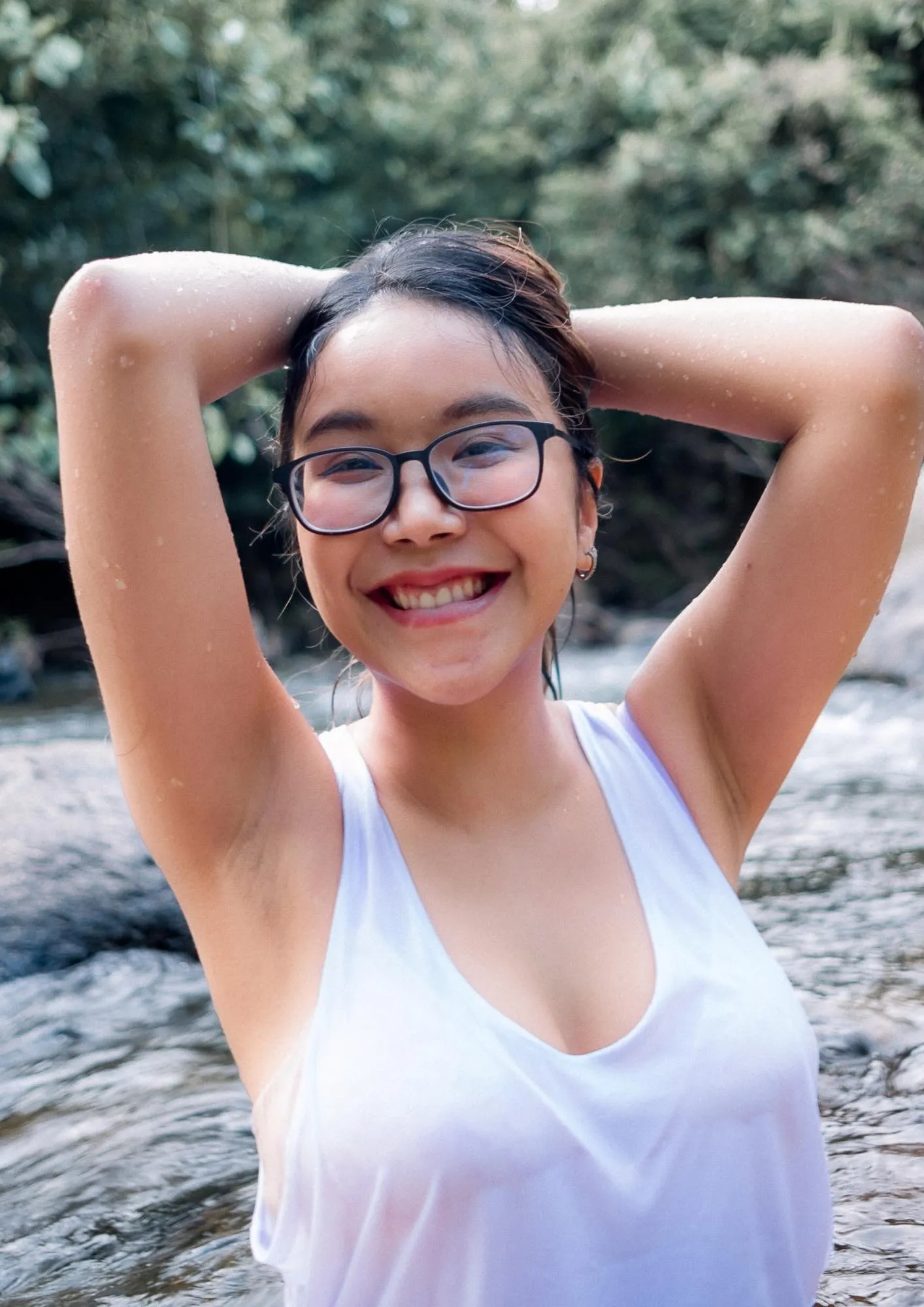 นุ๊ก ปนิสรา สาวแว่นดาว Onlyfans ที่มาพร้อมผลงานสุดเซ็กซี่ลีลาเด็ด 15